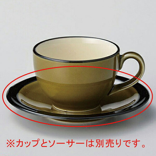 【まとめ買い10個セット品】和食器 ハ612-228 BlackRustオリーブ受皿【ECJ】｜マルシェ＆キッチンカーWORLD