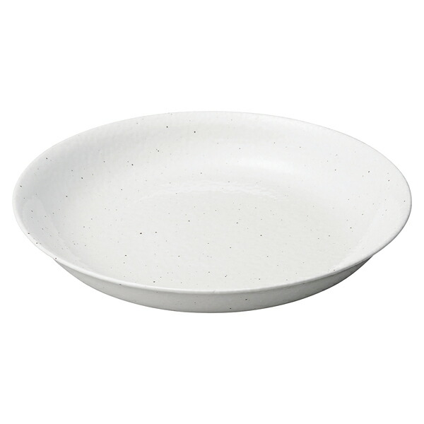 【まとめ買い10個仕掛ける品】和食器 ミ452-218 粉引石目 新型尺二皿【ECJ】