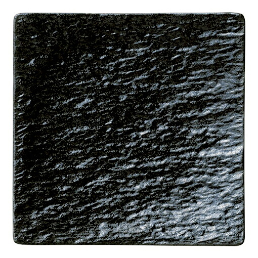 【まとめ買い10個セット品】和食器 ネ563-308 ペトラ ブラック PTスクエアープレート19 BK【ECJ】