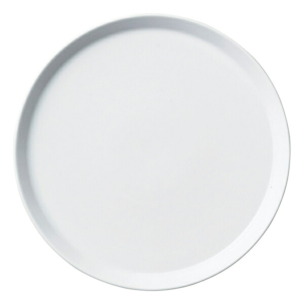 【まとめ買い10個セット品】和食器 ヤ580-078 プラット ホワイト 22cm皿【ECJ】｜マルシェ＆キッチンカーWORLD