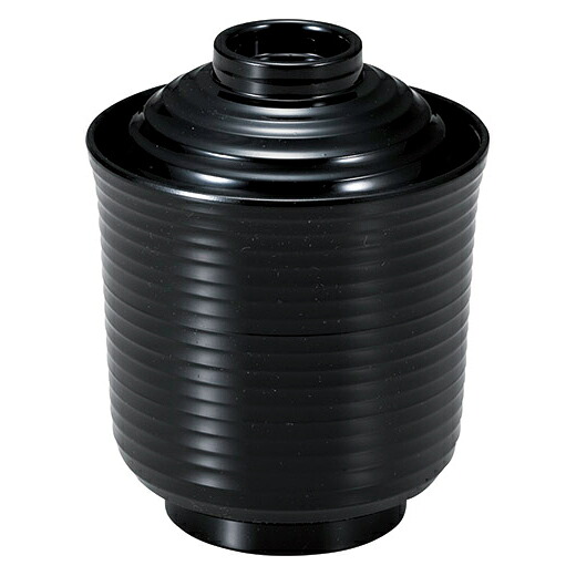【まとめ買い10個セット品】和食器 エ689-048 [TA]駒筋箸洗椀 黒[洗]【ECJ】