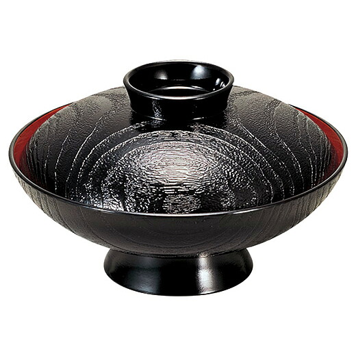 【まとめ買い10個セット品】和食器 エ694-078 [TA]6寸小槌煮物椀 黒木目内朱[洗]【ECJ】 23,662円