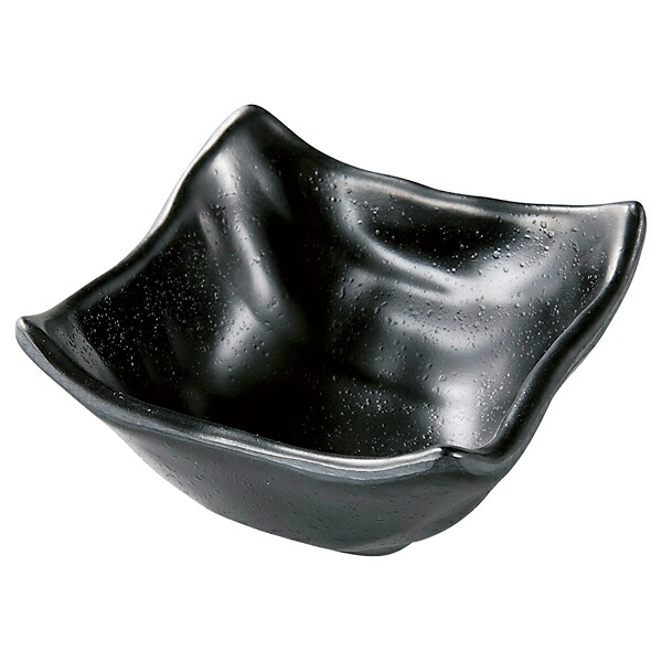 【まとめ買い10個セット品】和食器 ヌ724-088 [M]10.0ひねり四方上角小鉢 黒マット【ECJ】 16,685円