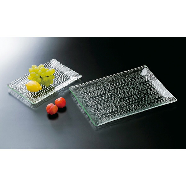 和食器 ヌ727-238 [AC]さざ波長角盛皿(レギュラータイプ)31cm【ECJ】