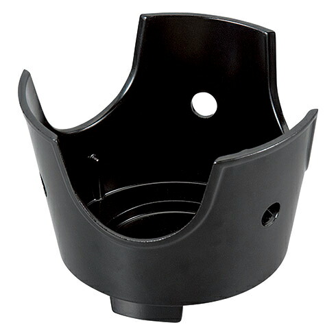 【まとめ買い10個セット品】和食器 ヌ734-208 [AL]13.5cmアルミ丸コンロ 黒【ECJ】