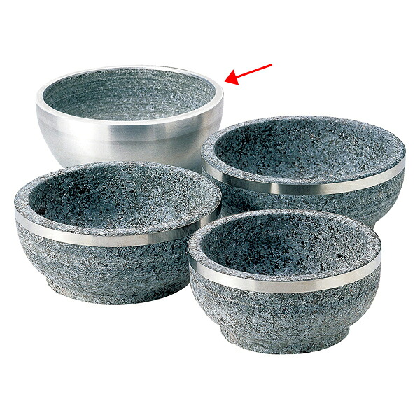 和食器 ヌ735-058 [石]石焼ビビンバ19cmステンオール外巻【ECJ】｜マルシェ＆キッチンカーWORLD