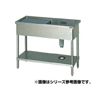 マルゼン 一槽水切シンク BG無 W1200×D750×H800〔BSM1X-127LN〕 【メーカー直送/後払い決済不可】【人気 1槽 シンク 簡易 流し 一層 シンク 一槽 流し台 一槽シンク 業務用 ステンレスシンク キッチン ステンレス ステンレス製 一層式 1層】【ECJ】|マルシェ&キッチンカーWORLD