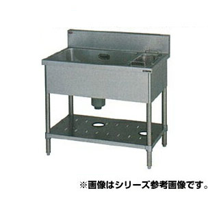 マルゼン 1槽ゴミ入付シンク BSG1X-096L 【メーカー直送/後払い決済不可】 【人気 1槽 シンク 簡易 流し 一層 シンク 一槽 流し台 一槽シンク 業務用 ステンレスシンク キッチン ステンレス キッチンシンク ステンレス製 一層式 1層 シンク】【ECJ】