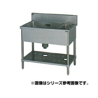 マルゼン 1槽ゴミ入付シンク BSG1X-126L 【メーカー直送/後払い決済不可】 【人気 1槽 シンク 簡易 流し 一層 シンク 一槽 流し台 一槽シンク 業務用 ステンレスシンク キッチン ステンレス キッチンシンク ステンレス製 一層式 1層 シンク】【ECJ】