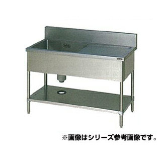 マルゼン 1槽水切付シンク BSM1X-156R 【メーカー直送/後払い決済不可】 【人気 1槽 シンク 簡易 流し 一層 シンク 一槽 流し台 一槽シンク 業務用 ステンレスシンク キッチン ステンレス キッチンシンク ステンレス製 一層式 1層 シンク】【ECJ】
