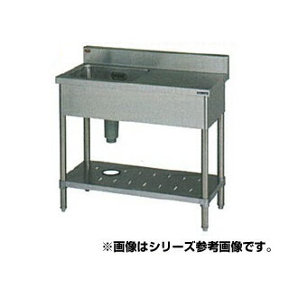 マルゼン 1槽台付シンク BST1X-124L 【メーカー直送/後払い決済不可】 【人気 1槽 シンク 簡易 流し 一層 シンク 一槽 流し台 一槽シンク 業務用 ステンレスシンク キッチン ステンレス キッチンシンク ステンレス製 一層式 1層 シンク】【ECJ】