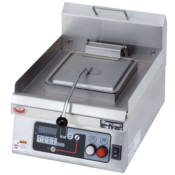 業務用 マルゼン 電気式 IH餃子焼器 MIZ-2 【メーカー直送/後払い決済不可 maruzen 餃子 餃子焼 餃子焼機 電気 早い 耐久性 大量 強火 厨房 居酒屋 飲食店 調理 オススメ ブランド】【ECJ】