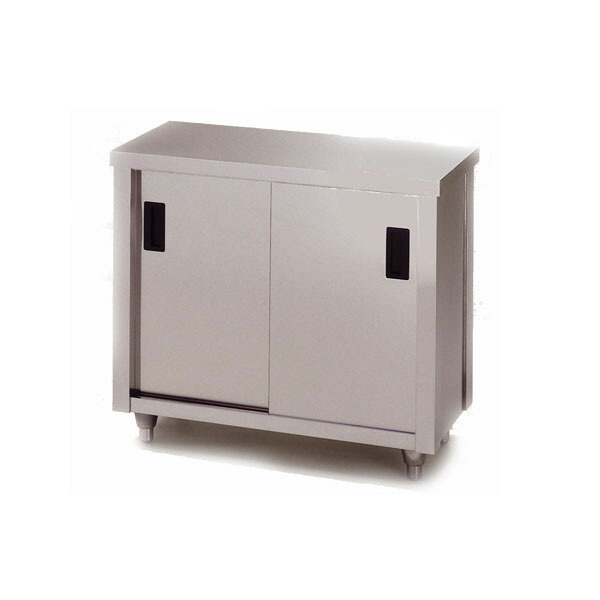 東製作所 アズマ 業務用調理台・片面引違戸 AC-1200Y 1200×750×800 【メーカー直送/後払い決済不可】 【作業テーブル 業務用 作業台 ステンレス キッチン 調理台 キッチン作業台 diy テーブル 台所 作業デスク 調理作業台 厨房機器】【ECJ】