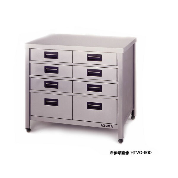 東製作所 アズマ 業務用縦型引出し付作業台 KTVO-900 900&times;450&times;800 【メーカー直送/後払い決済不可】【作業テーブル 業務用 作業台 ステンレス キッチン 調理台 キッチン作業台 diy テーブル 台所 作業デスク 調理作業台 厨房機器】【ECJ】｜マルシェ＆キッチンカーWORLD