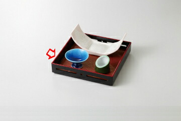 【まとめ買い10個セット品】和食器 (P)正角透し盛器 (マット付) 37S142-02 まごころ第37集 【キャンセル/返品不可】【ECJ】