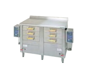 タニコー 電気式引出型蒸し器［三段式］ EM-6W 【メーカー直送/後払い決済不可】【業務用蒸し器 業務用スチーマー 販売 厨房用品 人気 蒸し器 業務用 便利 蒸し器 電気式 スチーマー せいろ セイロ 蒸篭 業務用】【ECJ】｜マルシェ＆キッチンカーWORLD