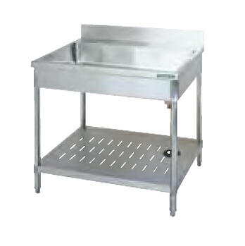 タニコー そばシンク T-SS-90 【メーカー直送/後払い決済不可】 【人気 業務用シンク 業務用 ステンレスシンク キッチン ステンレス シンク 販売 厨房 簡易 シンク ステンレス製 流し台】【ECJ】