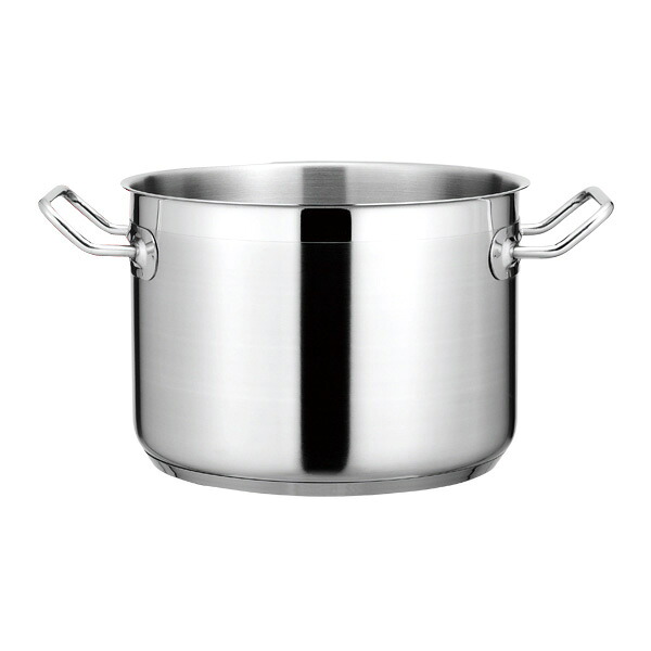 KYS NEWPRO IH半寸胴鍋(蓋無) 40珊【ECJ】 業務用厨房機器・用品-キッチン用品・食器・調理器具-業務用厨房用品