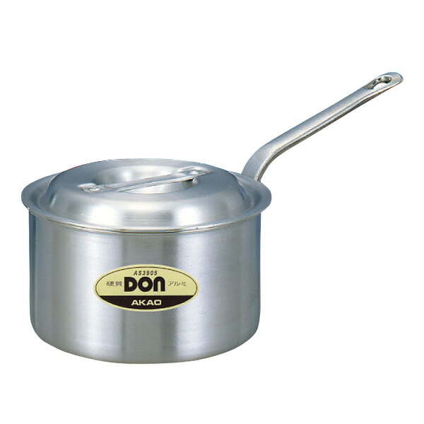 楽天市場】DON アルミ テーパー鍋 15cm【AKAO アカオアルミ 片手鍋