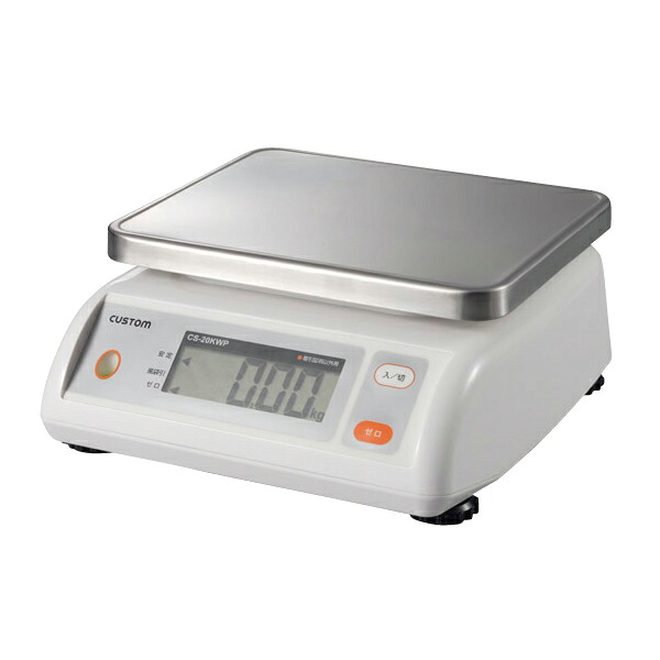 カスタム　防水デジタルはかり　CS-1000WP ひょう量:1000g【ECJ】｜マルシェ＆キッチンカーWORLD 14,271円