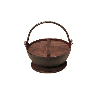 【まとめ買い10個セット品】トキワ　やまが鍋(黒塗り)　16cm　413 (敷台付・段無)【ECJ】