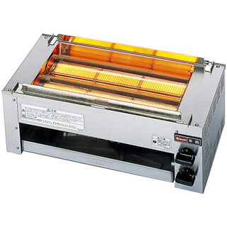 リンナイ赤外線下火式グリラー串焼62号 RGK-62D（Ａ） LPG(プロパンガス)(0425-0201) 【焼き鳥屋さん 焼き鳥 焼き機 焼き鳥の焼き台 焼き鳥 業務用焼き台 焼き鳥台 業務用 焼き鳥 焼き台 業務用串焼き機 焼き鳥機械 焼鳥屋 焼き鳥用コンロ 焼き鳥コンロ】【ECJ】