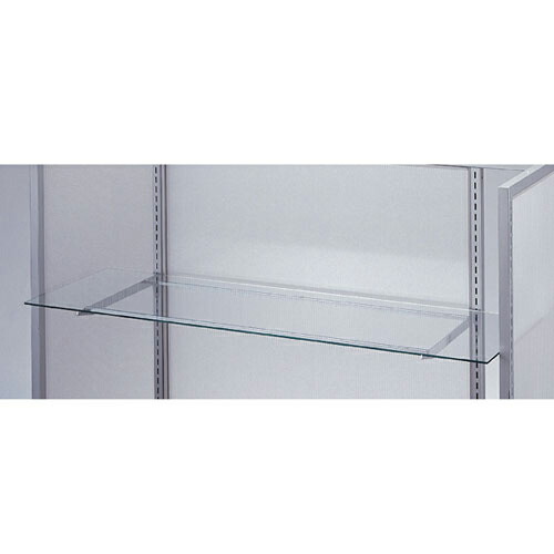 【まとめ買い10個セット品】ガラス棚セットW120cm オーバーハングタイプ ガラス5mm厚 D20cm 61-36-7-2 【店舗什器 パネル ディスプレー 棚 店舗備品】【ECJ】 30,130円