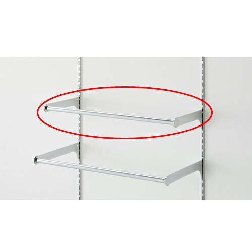 【まとめ買い10個セット品】スリット芯々58.8cm用ミニ丸バーセット W60cm D30cm 61-41-7-2 【店舗什器 パネル ディスプレー 棚 店舗備品】【ECJ】