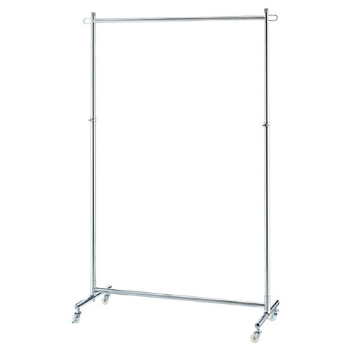 【まとめ買い10個セット品】 組立式シングルハンガー クローム W90cmタイプ 61-98-5-2 【メーカー直送/代金引換決済不可】【店舗什器 パネル 壁面 棚 ハンガー 店舗備品】【ECJ】