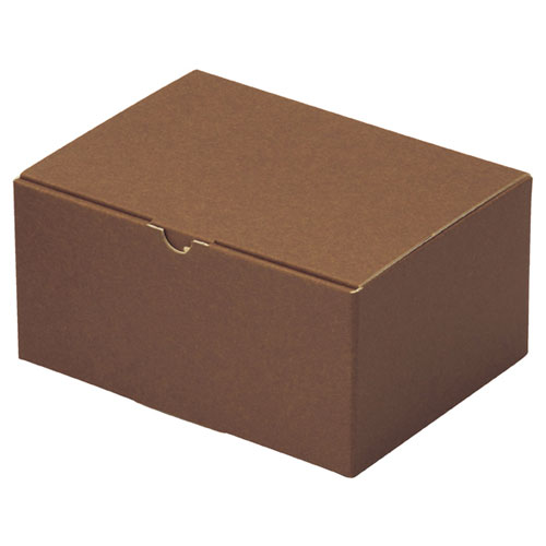 【まとめ買い10個セット品】ギフトボックス ブラウン 22&times;16.5&times;10.5 10枚 61-549-88-6【 店舗什器 小物 ディスプレー ギフト ラッピング 包装紙 袋 消耗品 店舗備品 】【ECJ】｜マルシェ＆キッチンカーWORLD 14,333円