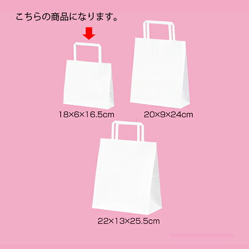 【まとめ買い10個仕掛ける品】平吊りひも ローコストタイプ 白無地 18×6×16.5 50枚 61-800-87-1【バス発着場機械 小物 見せびらかす 差し上げ物 ラッピング 荷拵え紙 袋 摺り切る品 バス発着場備え付け】【ECJ】