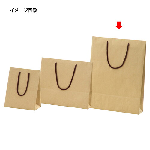 手提げ紙袋 カラークラフト袋 クラフト 33×10×45cm 100枚 61-785-20-7【ラッピング用品 紙袋 手提げ紙袋(無地) カラー手提げ紙袋】【 包装 ラッピング袋 紙袋 ペーパーバッグ 中身が見えにくい 無地 クラフト袋 手提げ袋 手提げ紙袋 消耗品 業務用】【ECJ】|マルシェ&キッチンカーWORLD