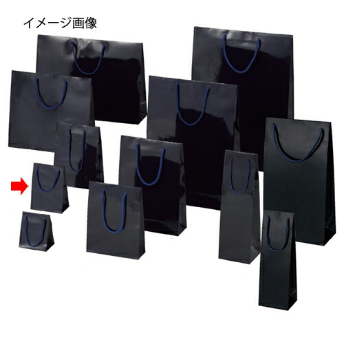 【まとめ買い10個セット品】ブライトバッグ 紫紺 12×7×16.5 10枚 61-314-4-4【店舗什器 小物 ディスプレー ギフト ラッピング 包装紙 袋 消耗品 店舗備品】【ECJ】
