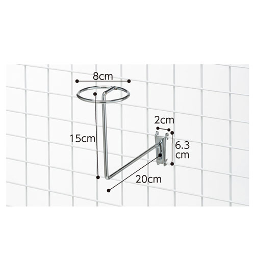 【まとめ買い10個セット品】ネット用帽子掛け 直径8cm 61-132-8-1 【店舗什器 小物 ディスプレー 店舗備品】【ECJ】