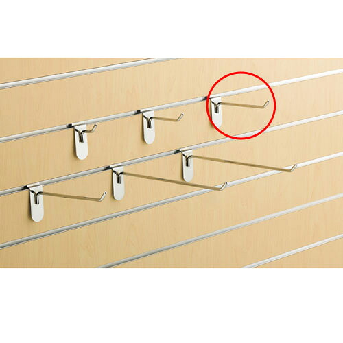 【まとめ買い10個セット品】リスタ用フックハンガー(φ6mm) L15cm 10本 61-73-14-3 【店舗什器 パネル ディスプレー 棚 ハンガー店舗備品】【ECJ】