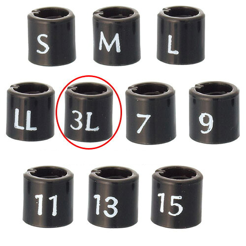 【まとめ買い10個セット品】サイズチップ スリムタイプ 黒 3L 50個 61-200-12-5【 演出・ディスプレイ用品 ハンガーオプション サイズチップ サイズチップ スリムタイプ 黒 】【店舗什器 小物 ディスプレー ハンガーチップ サイズチップ 店舗備品】【ECJ】｜マルシェ＆キッチンカーWORLD