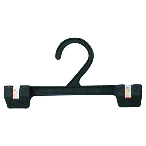 【まとめ買い10個セット品】プラスチック製 ボトムハンガー 小黒 W17cm 100本 61-196-8-5【 演出・ディスプレイ用品 プラスチックハンガー モノトーン・ベージュ プラスチック製ボトムハンガー 】【ECJ】|マルシェ&キッチンカーWORLD