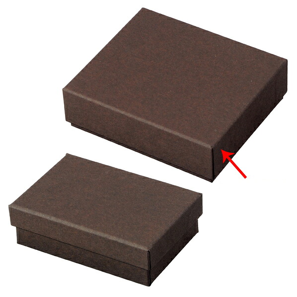 【まとめ買い10個セット品】 フェザーケース ブラウン 10.1&times;8.7&times;3.1cm 12個 61-661-56-4【ECJ】｜マルシェ＆キッチンカーWORLD