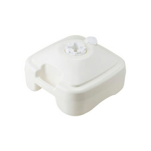 【まとめ買い10個セット品】 のぼり用注水式スタンド 白 16リットル 61-234-8-2 【メーカー直送/代金引換決済不可】【店舗什器 小物 ディスプレー POP ポスター 消耗品 店舗備品】【ECJ】
