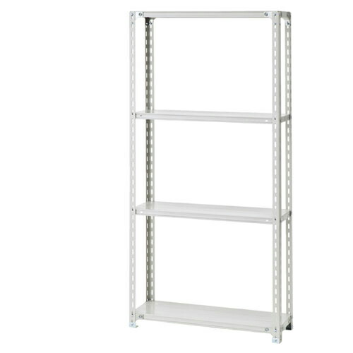 軽量ラック 120kg/段 4段(H180cm) W90.1×D30.1cm 61-362-3-1 【店舗運営用品 在庫場用品 在庫ラック 軽量ラック 120kg/段 4段 H180cm）】店舗什器 ディスプレー マネキン 装飾品 販促用品 ハンガー ラッピング】【ECJ】 8,661円