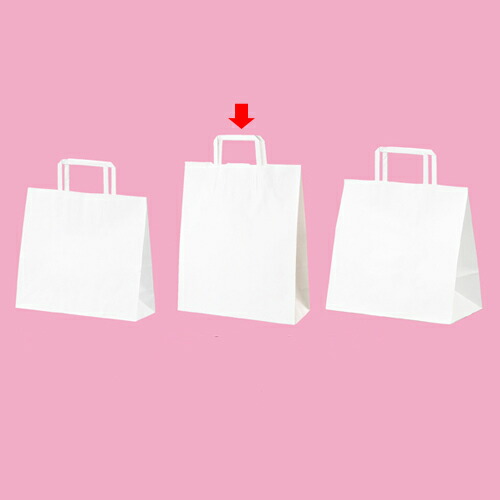 【まとめ買い10個セット品】平ひも ローコストタイプ 白無地 26×10×31 300枚 61-800-87-16 【店舗備品 包装紙 ラッピング 袋 ディスプレー店舗】【ECJ】