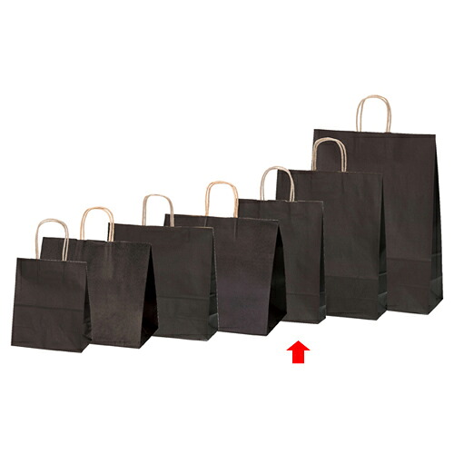 【まとめ買い10個セット品】カラー手提げ紙袋 ブラウン 27×8×34 200枚 61-309-9-13 【店舗備品 包装紙 ラッピング 袋 ディスプレー店舗】【ECJ】