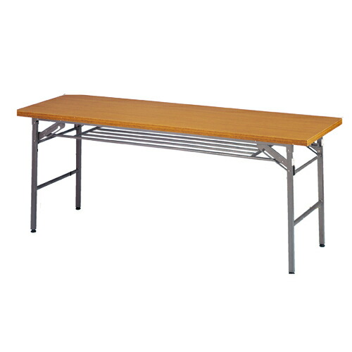 【まとめ買い10個セット品】 折りたたみテーブル W180cm 棚付き チーク D45cm 61-339-1-1 【メーカー直送/代金引換決済不可】【店舗備品 店舗インテリア 店舗改装】【ECJ】 56,613円