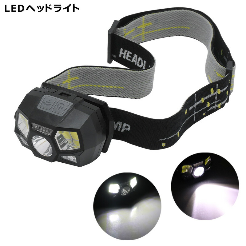 在庫処分 ヘッドライト 充電式 Ledヘッドランプ Led ヘッド ライト ヘッドライト 釣り 高輝度 Xpe Cob 搭載 150ルーメン センサー搭載 ズーム機能 90 角度調整可 登山 キャンプ 工事 作業 アウトドア 防災 緊急災害 5モード切替 防水 防塵 ライト 作業灯 送料無料