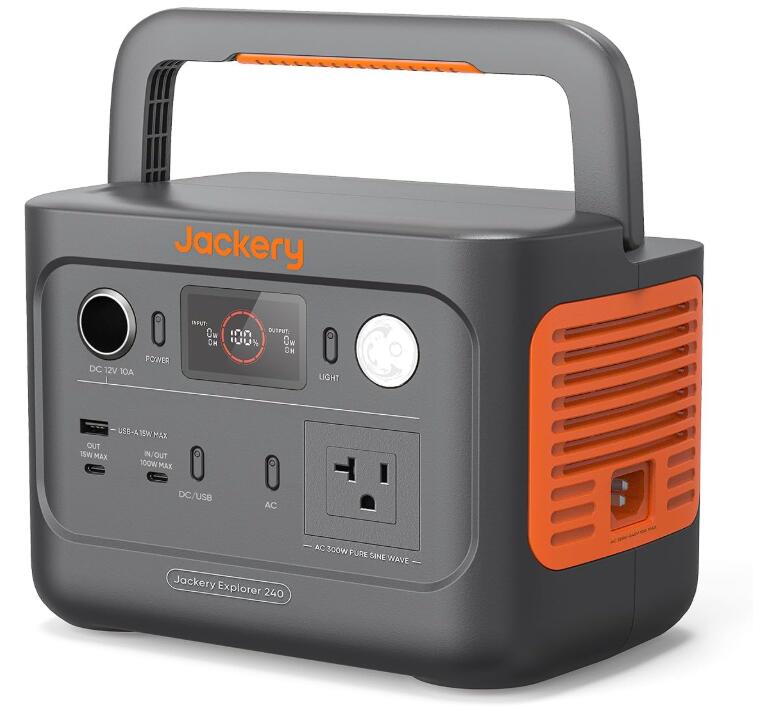 【新品】Jackery 携帯型ワット数 240 256Wh 定格最終生産物300W ちょっとの間最大限度600W スマホ 経口避妊薬申し受ける用 可動性乾電池 パウダーコンパクト UPS役立つこと 適用業務遠さ取りまわし 車中泊 停電打つ手 防災打つ手 ジャクリ