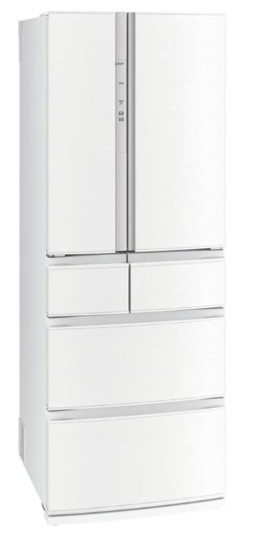 【新品】三菱電機 電気冷蔵庫(幅65珊) 462L 観音開き 6部屋の入り口 日本製 切れちゃう瞬氷る パウダーコンパクト大静電容量 MR-R46E-W