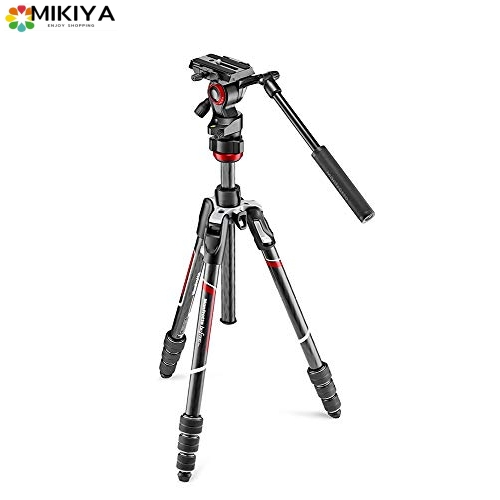 充実の品 Manfrotto 三脚 Befree live カーボン 4段 ビデオ雲台 T三脚