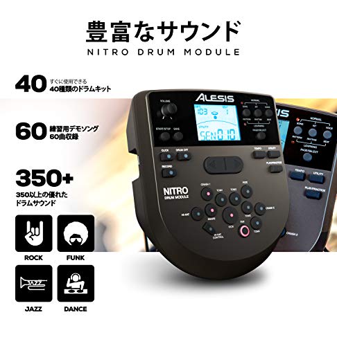 Alesis 電子ドラム メッシュヘッド 8ピース 日本語説明書 Mesh デモ60 