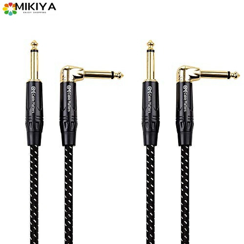【楽天市場】Cable Matters ギターケーブル ギター シールド 1.8m 2本セット 6.35mmモノラルプラグ 楽器用ケーブル
