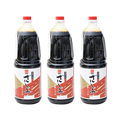横山醸造 カネヨ あまくち伝承さしみ醤油 1800ml × 3本